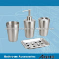 Household 304 metal stainless steel 4pcs bathroom accessories